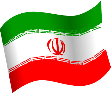イランの国旗のイラスト画像5