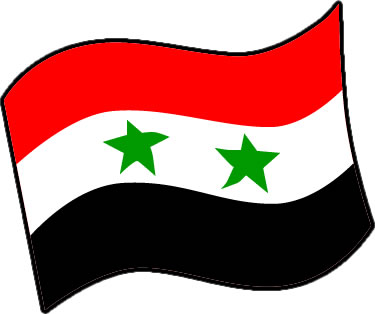 シリアの国旗のイラスト画像3