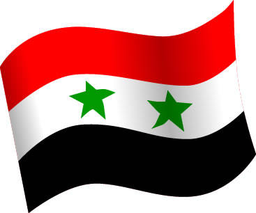 シリアの国旗のイラスト画像5
