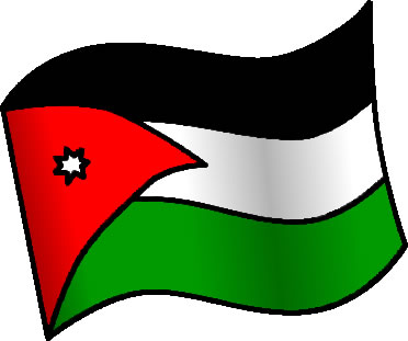 ヨルダンの国旗のイラスト画像6