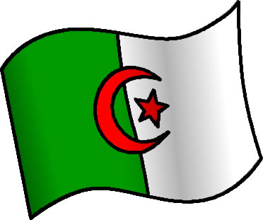 アルジェリアの国旗のイラスト画像6