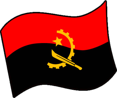 アンゴラの国旗のイラスト画像3