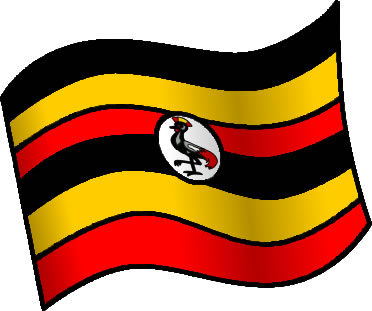 ウガンダの国旗のイラスト画像6