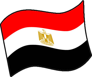 エジプトの国旗のイラスト画像3
