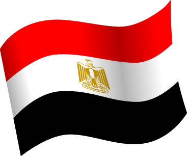 エジプトの国旗のイラスト画像5