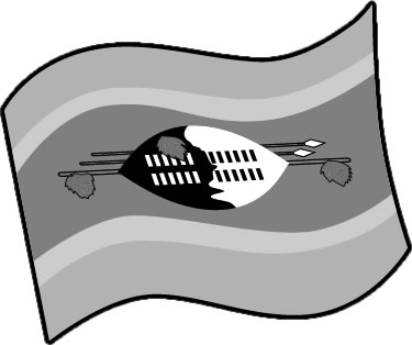 エスワティニの国旗のイラスト画像4