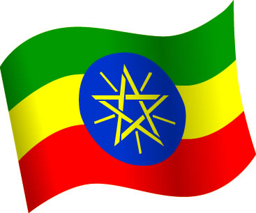エチオピアの国旗のイラスト画像5
