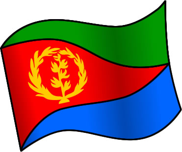 エリトリアの国旗のイラスト画像1