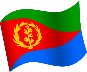 エリトリアの国旗のイラスト画像5