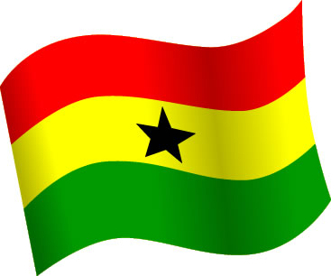 ガーナの国旗のイラスト画像5