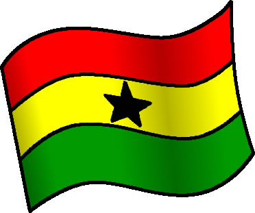 ガーナの国旗のイラスト画像6