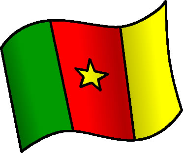 カメルーンの国旗のイラスト画像6