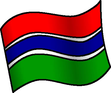 ガンビアの国旗のイラスト画像6