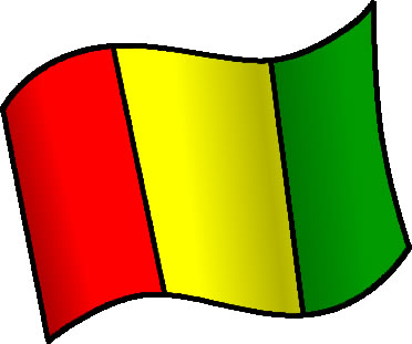 ギニアの国旗のイラスト画像6