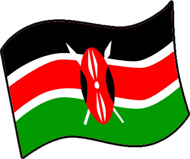 ケニアの国旗のイラスト画像3