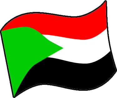 スーダンの国旗のイラスト画像3