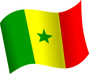 セネガルの国旗のイラスト画像5