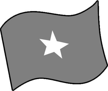 ソマリアの国旗のイラスト画像4