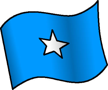 ソマリアの国旗のイラスト画像6