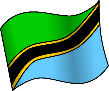 タンザニアの国旗のイラスト画像1