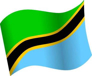 タンザニアの国旗のイラスト画像5