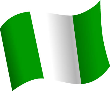 ナイジェリアの国旗のイラスト画像5