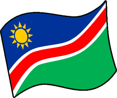 ナミビアの国旗のイラスト画像3