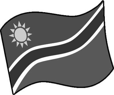 ナミビアの国旗のイラスト画像4