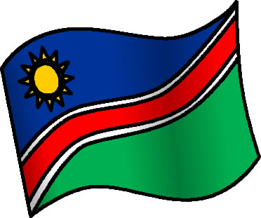 ナミビアの国旗のイラスト画像6