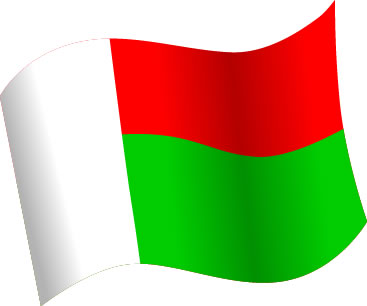 マダガスカルの国旗のイラスト画像5