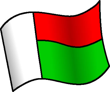 マダガスカルの国旗のイラスト画像6