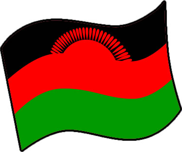 マラウイの国旗のイラスト画像3