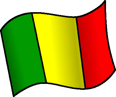 マリの国旗のイラスト画像6
