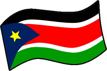 南スーダンの国旗のイラスト画像3