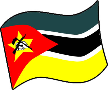 モザンビークの国旗のイラスト画像3