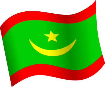 モーリタニアの国旗のイラスト画像5