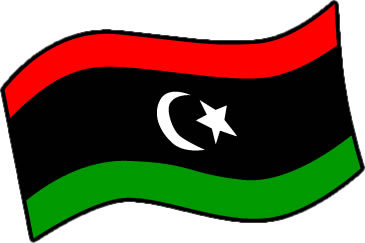リビアの国旗のイラスト画像3
