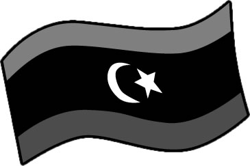 リビアの国旗のイラスト画像4