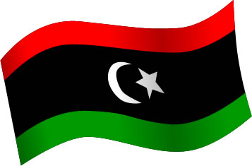 リビアの国旗のイラスト画像5