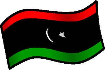 リビアの国旗のイラスト画像6