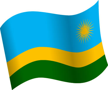 ルワンダの国旗のイラスト画像5