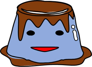 顔色の悪いプリンのイラスト画像2