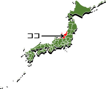 新潟県の場所を示すイラスト画像3