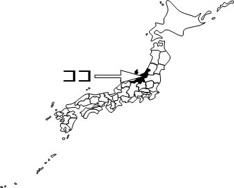 新潟県の場所を示すイラスト画像4
