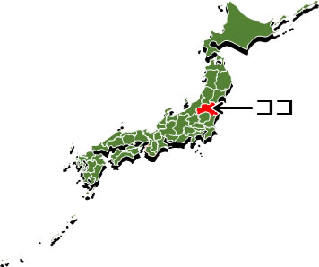 福島県の場所を示すイラスト画像3