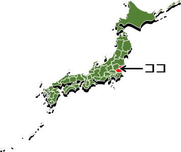 茨城県の場所を示すイラスト画像3