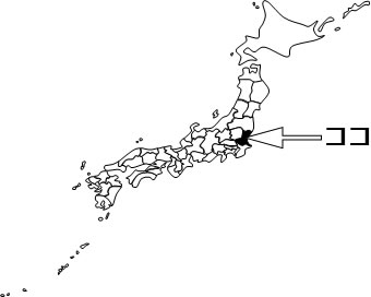 茨城県の場所を示すイラスト画像4