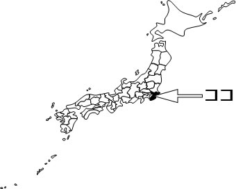 千葉県の場所を示すイラスト画像4