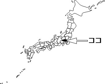 埼玉県の場所を示すイラスト画像4