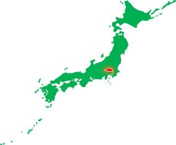 埼玉県の場所を示すイラスト画像5